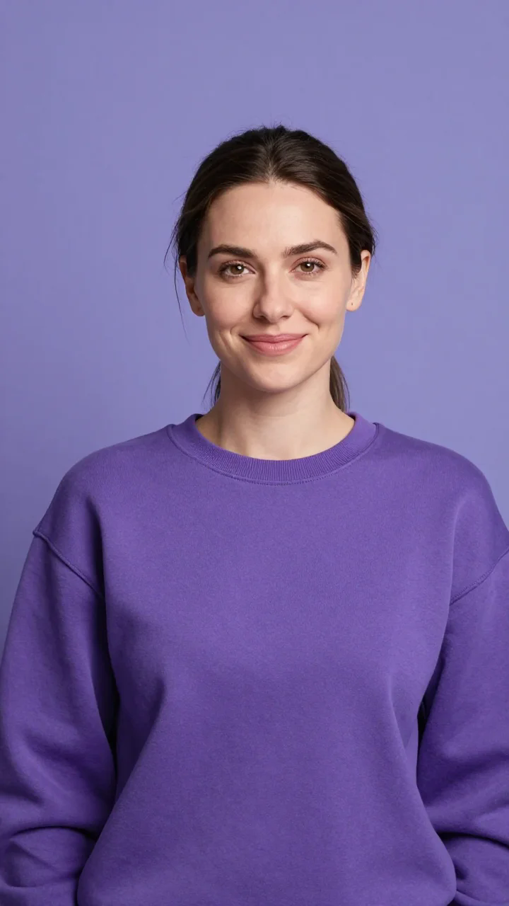 A little victory: AI-generated fictional adult portrait